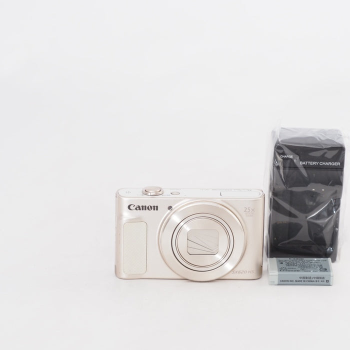 Canon PowerShot SX620 HS ホワイト 光学25倍ズーム/Wi-Fi対応 PSSX620HSWH コンパクトデジタルカメラ #13363