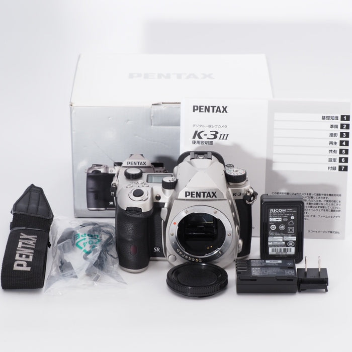 PENTAX ペンタックス APS-C デジタル一眼レフカメラ  K-3 Mark III ボディ シルバー #9602