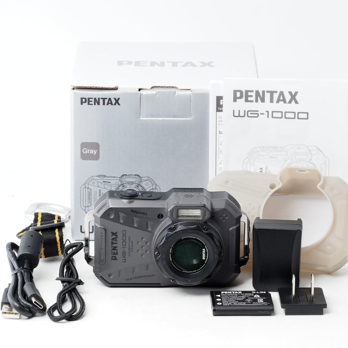 PENTAX WG-1000 グレー 防水デジタルカメラ #15948