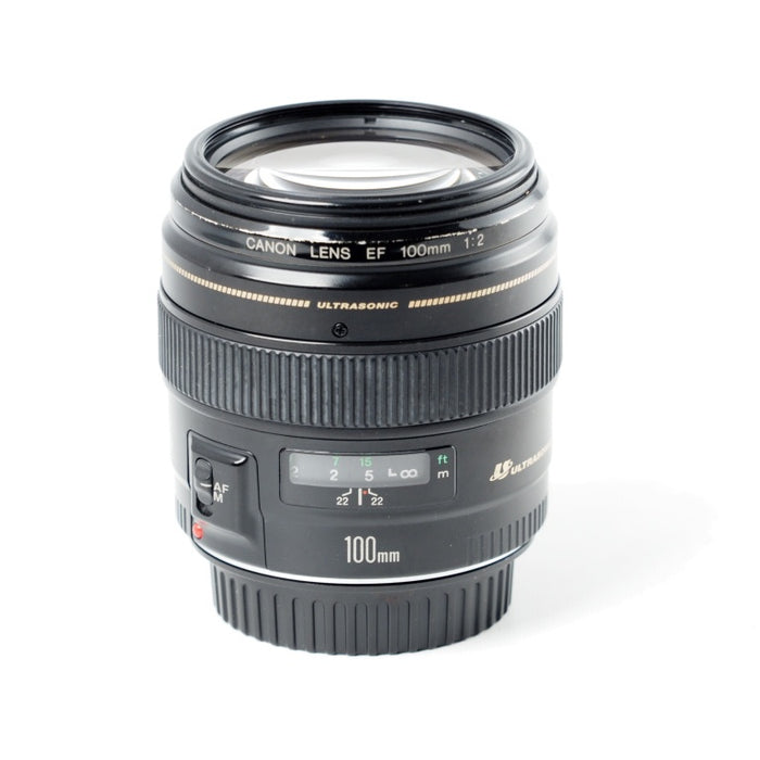 Canon キヤノン 単焦点中望遠レンズ EF100mm F2 USM フルサイズ対応 #14015