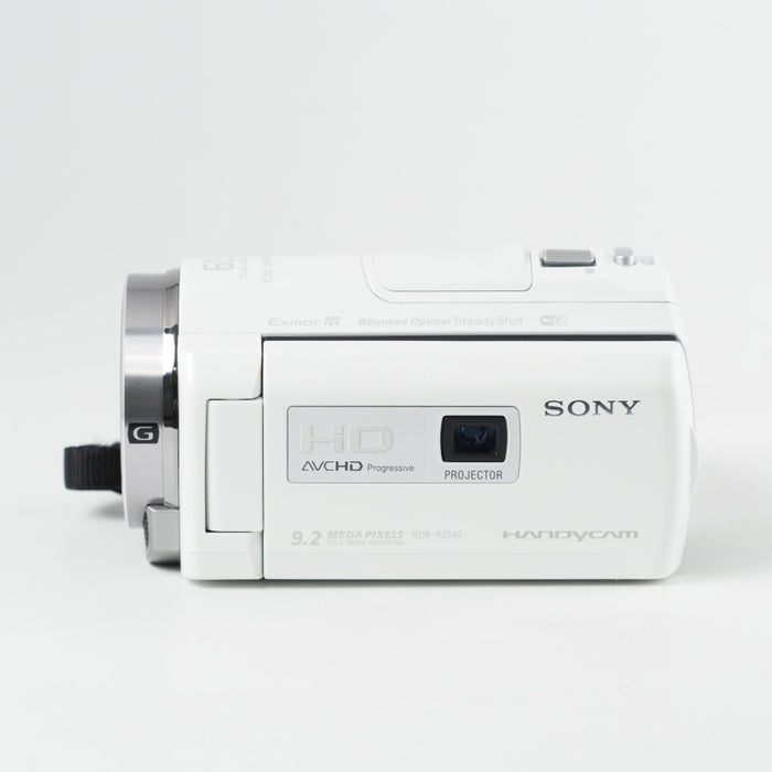 SONY ビデオカメラ Handycam PJ540 内蔵メモリ32GB ホワイト HDR-PJ540/W #13690