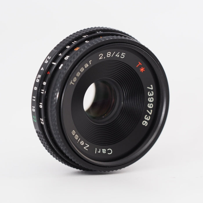 CONTAX Carl Zeiss TessarT* 45mm F2.8 C/Yマウント パンケーキレンズ MMJ #13023