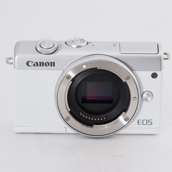 Canon キヤノン ミラーレス一眼カメラ EOS M200 ボディー ホワイト EOSM200WH-BODY #11337