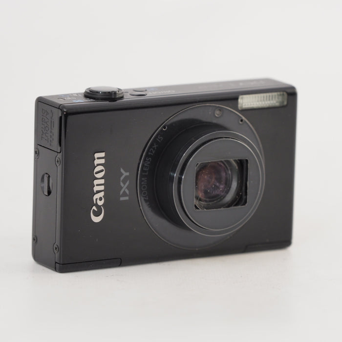 Canon デジタルカメラ IXY 1 ブラック 光学12倍ズーム Wi-Fi対応 キヤノン IXY1(BK) #13536