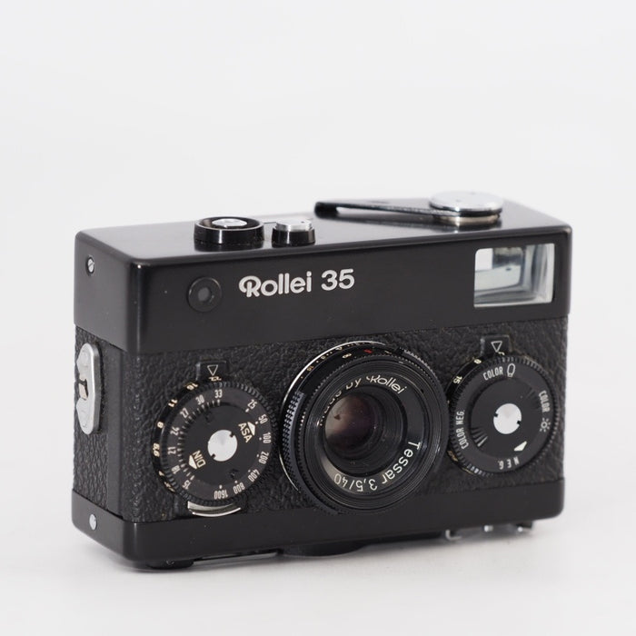 Rollei 35 Tessar 3.5/40 ローライ シンガポール製 コンパクト フィルムカメラ ケース付 #13312