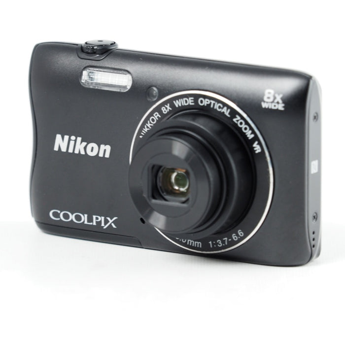 Nikon ニコン デジタルカメラ COOLPIX S3700 ブラック 光学8倍ズーム 2005万画素 クールピクス S3700BK #14107