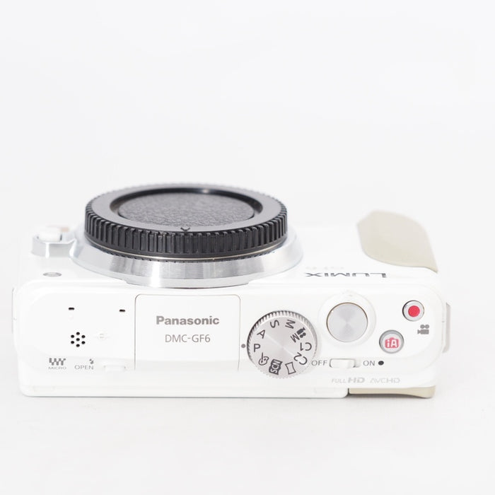 Panasonic パナソニック ミラーレス一眼カメラ LUMIX GF6 ボディ ホワイト DMC-GF6-W #13186