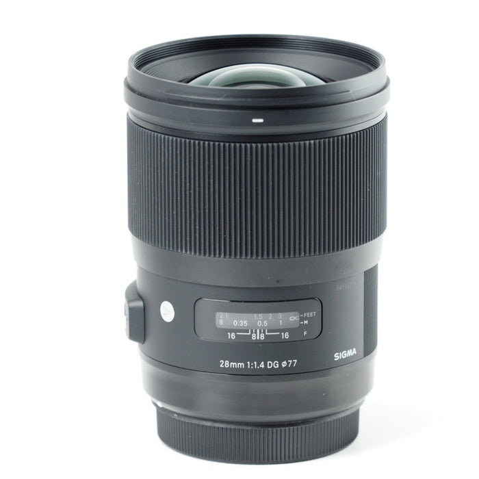 SIGMA シグマ 28mm F1.4 DG HSM Art 単焦点レンズ Canon EFマウント用 #14298