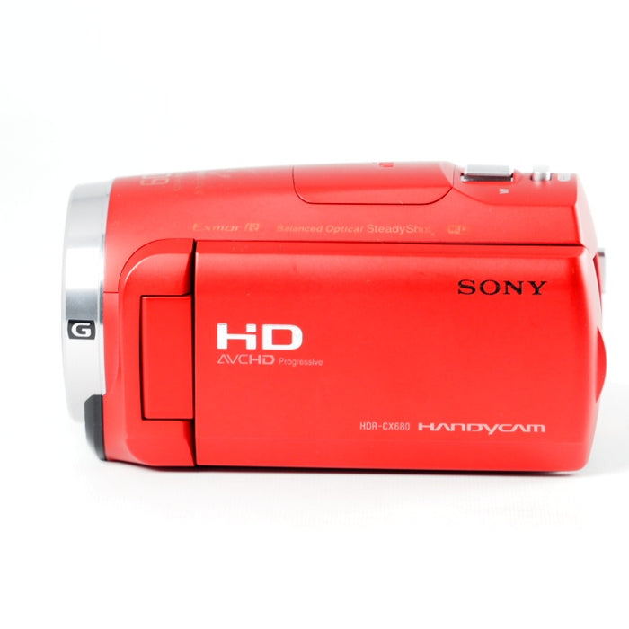 SONY Handycam HDR-CX680 光学30倍 内蔵メモリー64GB レッド ソニー ビデオカメラ HDR-CX680 R #13792