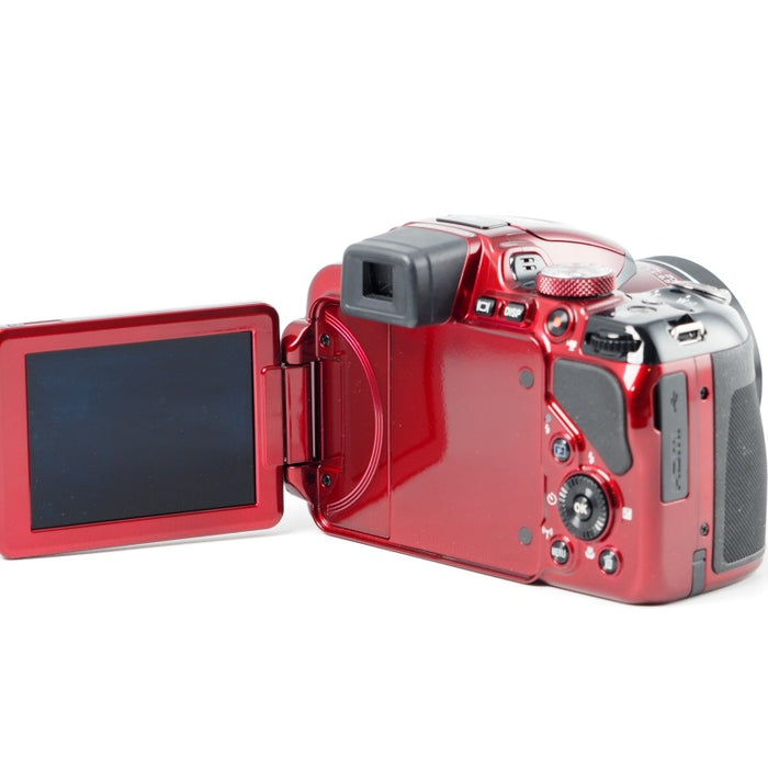 Nikon COOLPIX P600 光学60倍 1600万画素 レッド ニコン コンパクト