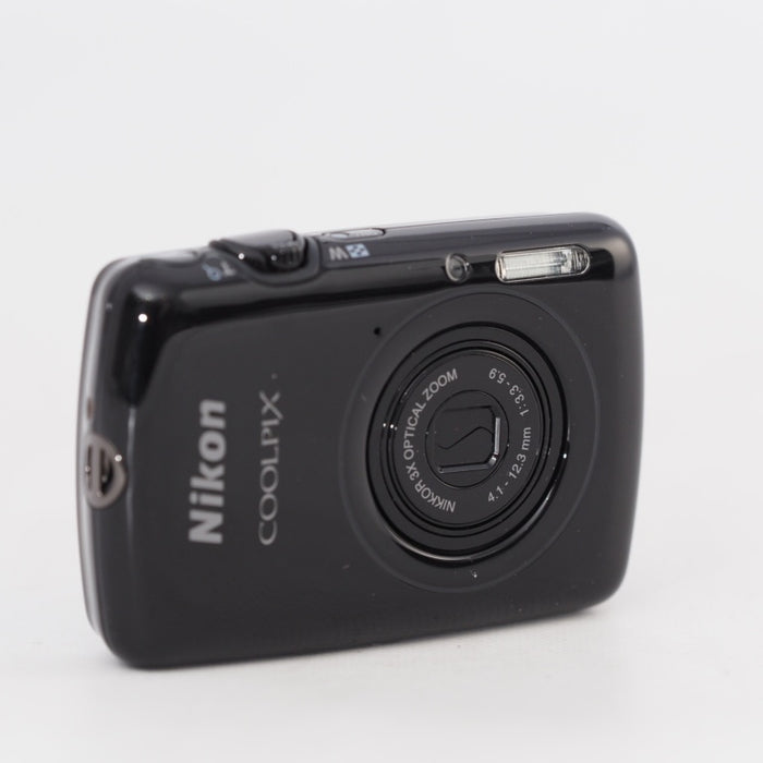 Nikon ニコン コンパクトデジタルカメラ COOLPIX S01 超小型ボディ タッチパネル液晶 ブラック S01BK #13336