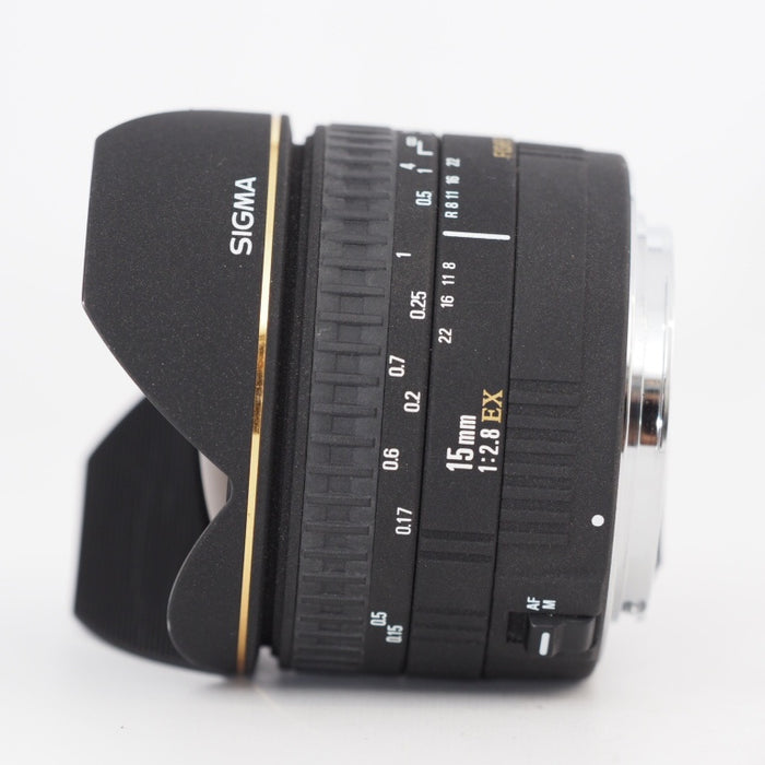 SIGMA シグマ 単焦点魚眼レンズ 15mm F2.8 EX DG DIAGONAL FISHEYE キヤノン EF用 フルサイズ対応 476403 #13236