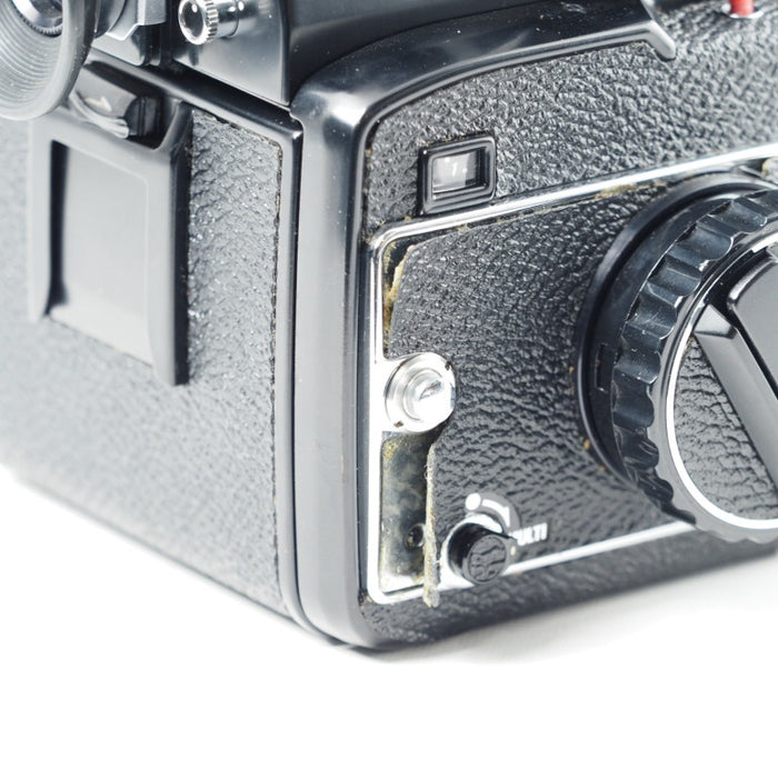 Mamiya マミヤ M645 (PD) ボディ 中判フィルムカメラ L型レフトハンドグリップ付属 #14510