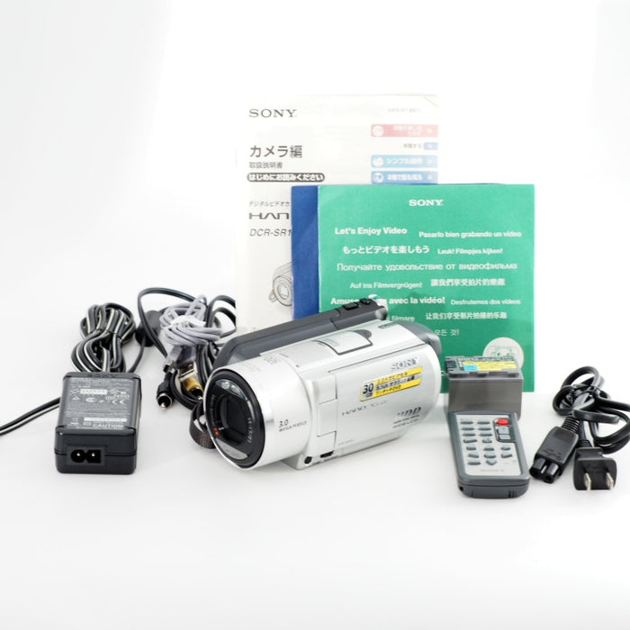 SONY ソニー デジタルビデオカメラ Handycam DCR-SR100 シルバー HDD30GB搭載 #13585