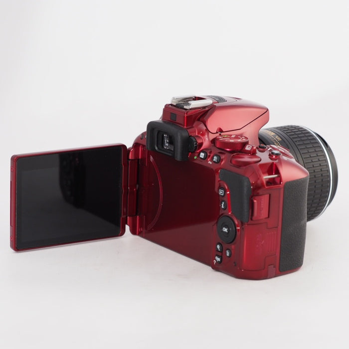 Nikon デジタル一眼レフカメラ D5500 18-55 VRII レンズキット レッド 2416万画素 3.2型液晶 タッチパネル D5500LK18-55RD #13457
