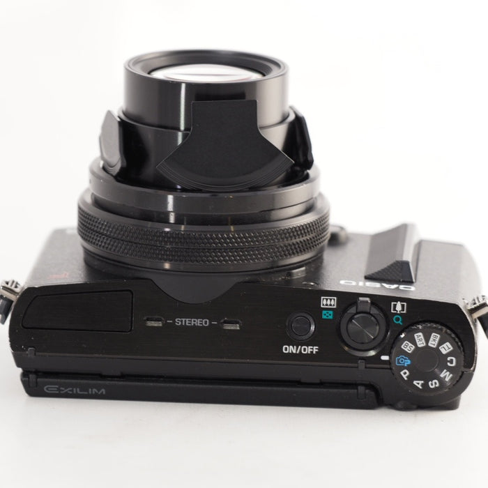 CASIO カシオ デジタルカメラ EXILIM EX-100F BK 60枚/秒の高速連写 全域F2.8光学10.7倍ズームレンズ プレミアムブラケティング EX100F ブラック #13562