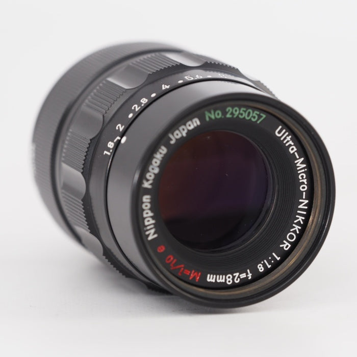 Nikon Ultra-Micro-NIKKOR 28mm F1.8 ライカ L39マウント M=1/10 e 後期型タイプ4 ウグイス 世界最高解像度レンズ ウルトラマイクロニッコール #13333