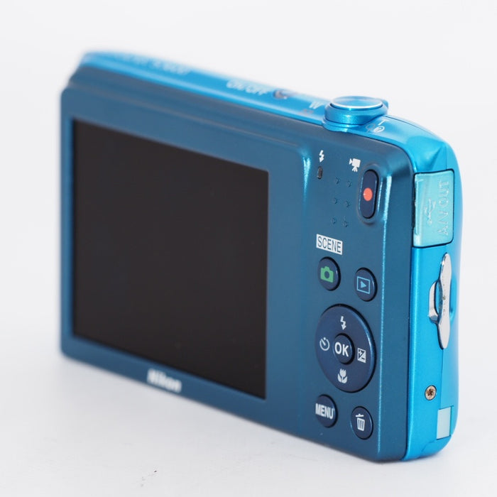 Nikon ニコン デジタルカメラ COOLPIX S3600 8倍ズーム 2005万画素 コバルトブルー S3600BL #10689 — カメラ本舗