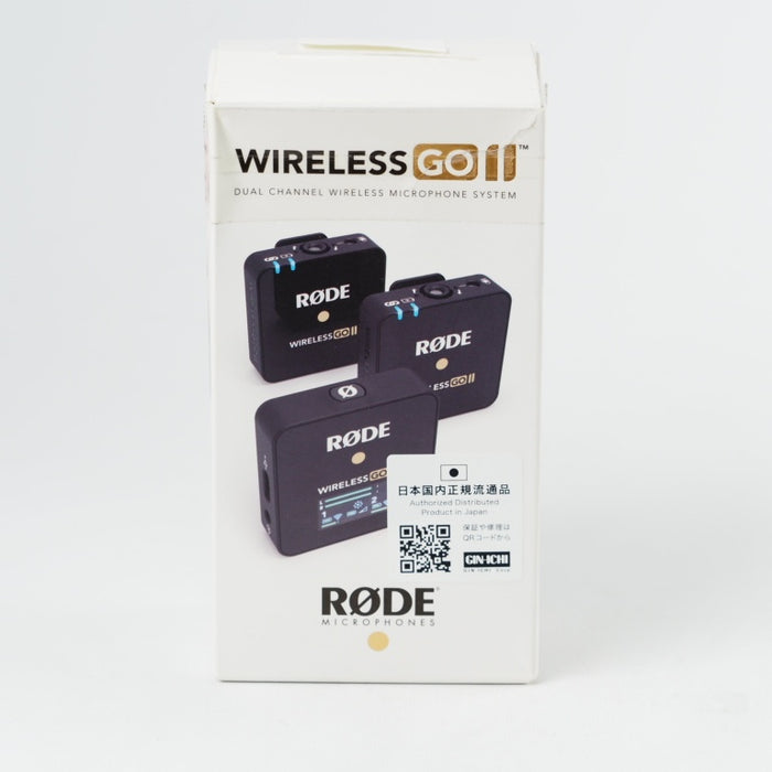 RODE Microphones ロードマイクロフォンズ Wireless GO II ワイヤレス ゴー II デュアルチャンネルワイヤレスマイクシステム WIGOII #14366