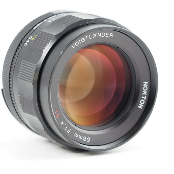 VoightLander NOKTON 58mm F1.4 SLIIS Ai-S ニコン Fマウント シルバーリム フォクトレンダー 単焦点レンズ #14360