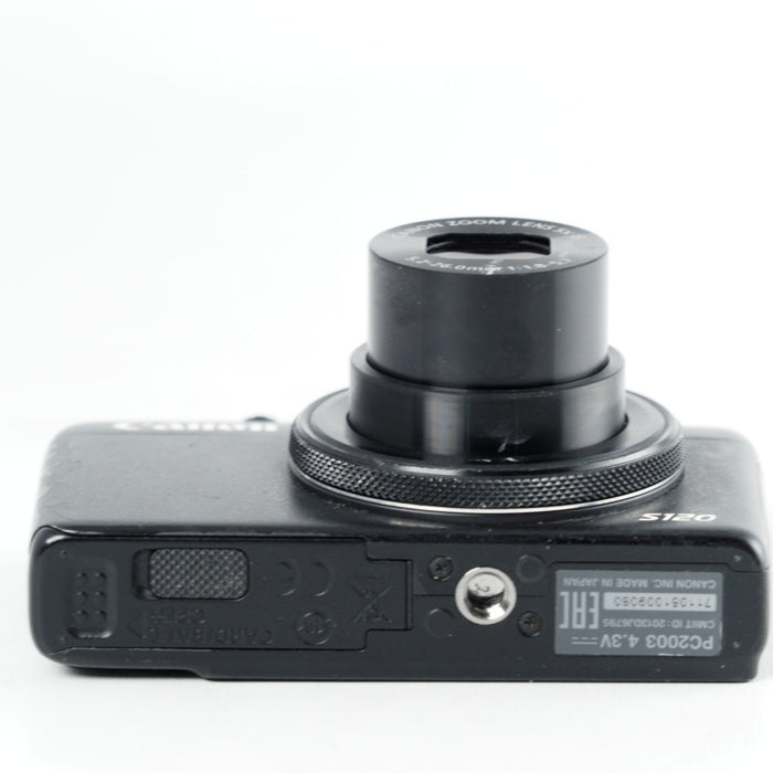 Canon キヤノン デジタルカメラ PowerShot S120 ブラック F値1.8 広角24mm 光学5倍ズーム PSS120(BK)  #13798