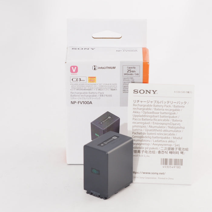 SONY ソニー リチャージャブルバッテリーパック NP-FV100A CJCN #13434