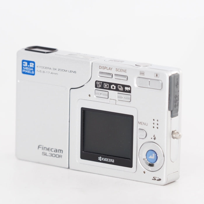 KYOCERA 京セラ Finecam SL300R シルバー キョーセラ コンパクトデジタルカメラ #12989