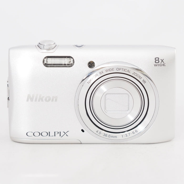 Nikon ニコン デジタルカメラ COOLPIX S3600 8倍ズーム 2005万画素 クリスタルシルバー S3600SL #13367