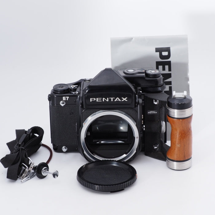 PENTAX ペンタックス 67 TTL 後期 ボディ 木製グリップ付属 中判カメラ #10281