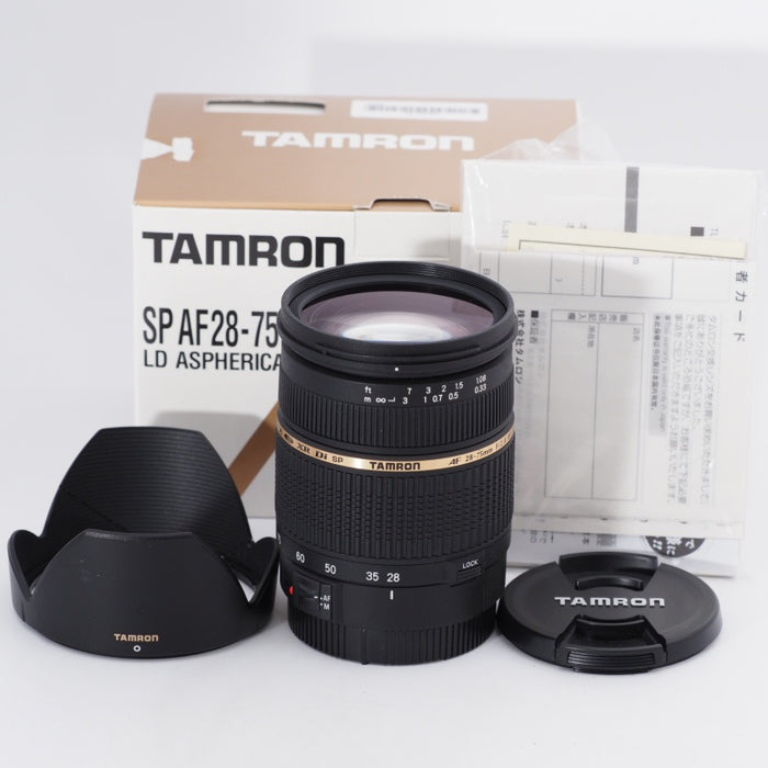 TAMRON タムロン 大口径ズームレンズ SP AF28-75mm F2.8 XR Di キヤノン EFマウント用 A09E #10560