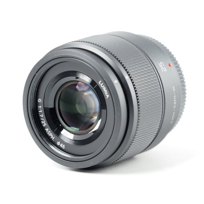 Panasonic LUMIX G 25mm F1.7 ASPH. ブラック H-H025-K パナソニック 単焦点レンズ マイクロフォーサーズ用 ルミックス #14520