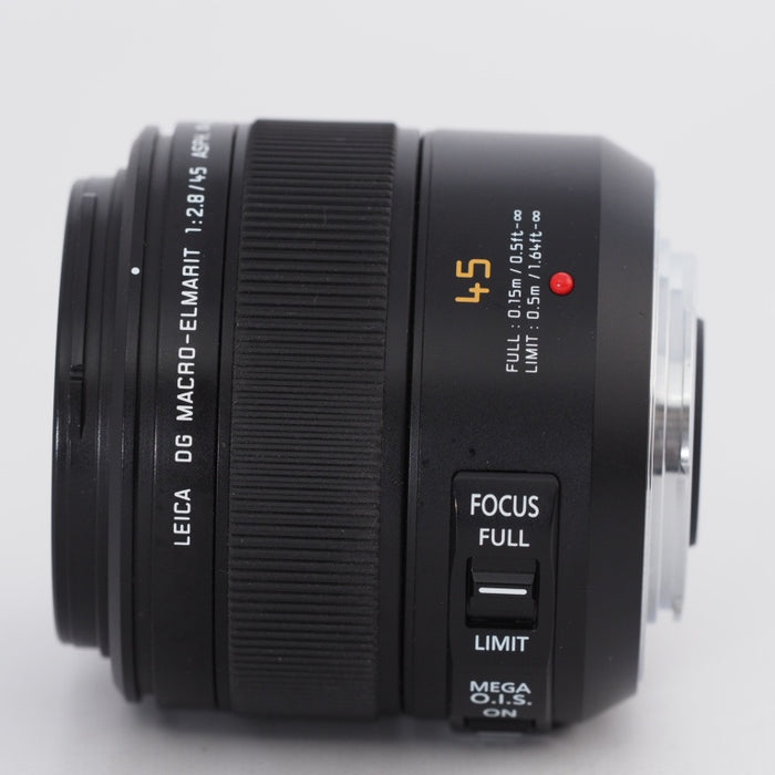 Panasonic パナソニック マイクロフォーサーズ用 ライカ DG MACRO-ELMARIT 45mm F2.8 ASPH. MEGA O.I.S 単焦点 マクロレンズ H-ES045 #10976