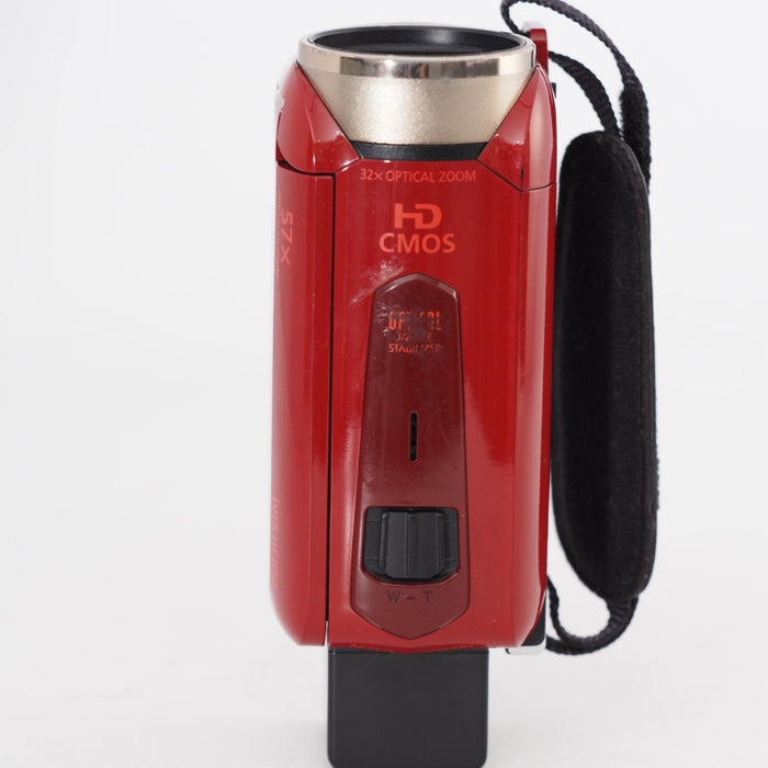 Canon デジタルビデオカメラ iVIS HF R52 レッド 光学32倍ズーム IVISHFR52RD Wi-Fi対応 #13325