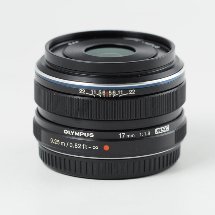 OM SYSTEM オリンパス OLYMPUS 単焦点レンズ M.ZUIKO DIGITAL 17mm F1.8 ブラック #13686