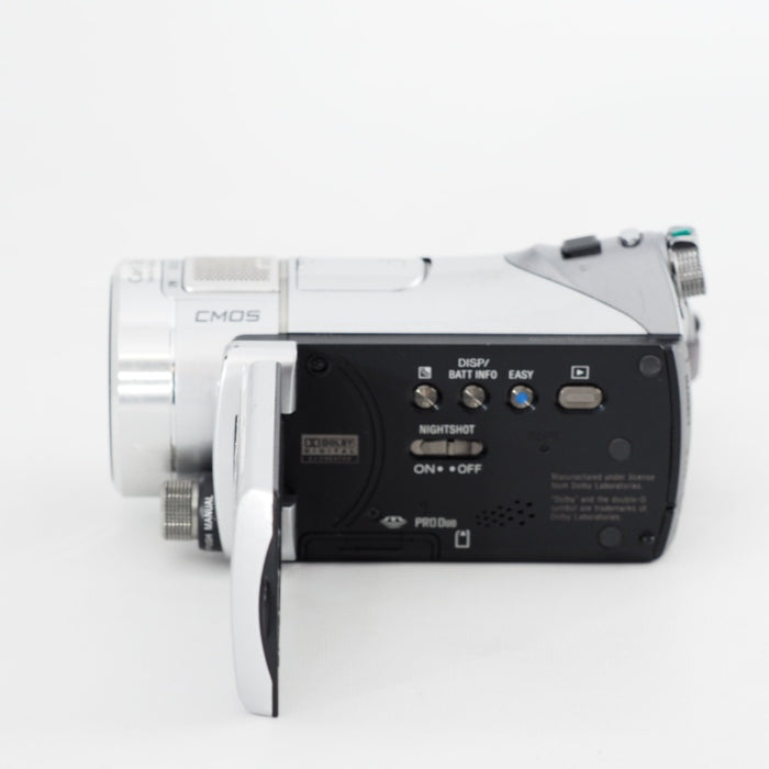 SONY デジタルハイビジョンビデオカメラレコーダー Handycam CX12 シルバー HDR-CX12/S ワイドコンバージョンレンズ 0.6×付属 #13584