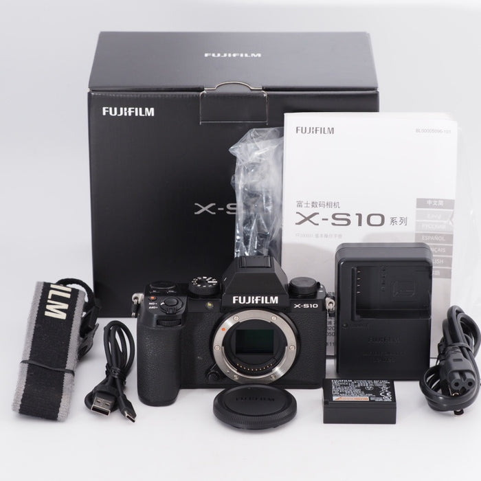 FUJIFILM フジフイルム ミラーレスデジタルカメラ X-S10 ボディ F X-S10 ブラック #9921