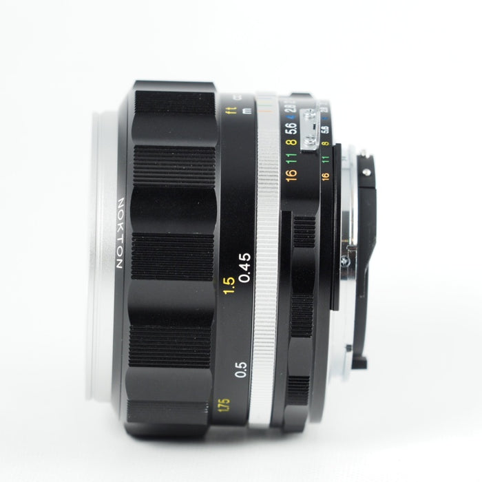 VoightLander NOKTON 58mm F1.4 SLIIS Ai-S ニコン Fマウント シルバーリム フォクトレンダー 単焦点レンズ #13905