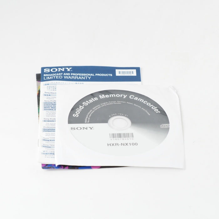 SONY ソニー NXCAMカムコーダー HXR-NX100 ビデオカメラ 映像制作機器 #13615