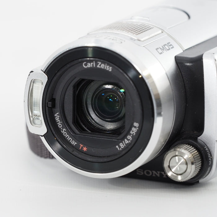 SONY デジタルハイビジョンビデオカメラレコーダー Handycam CX12 シルバー HDR-CX12/S ワイドコンバージョンレンズ 0.6×付属 #13584