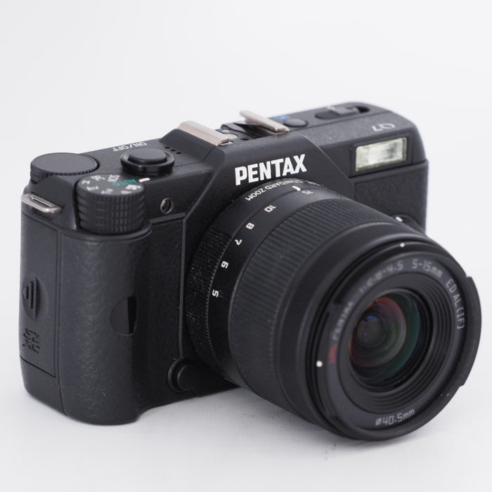 PENTAX ペンタックス ミラーレス一眼 Q7 ズームレンズキット [標準ズーム 02 STANDARD ZOOM] ブラック Q7 BLACK ZOOM LENSKIT 10722 #10650