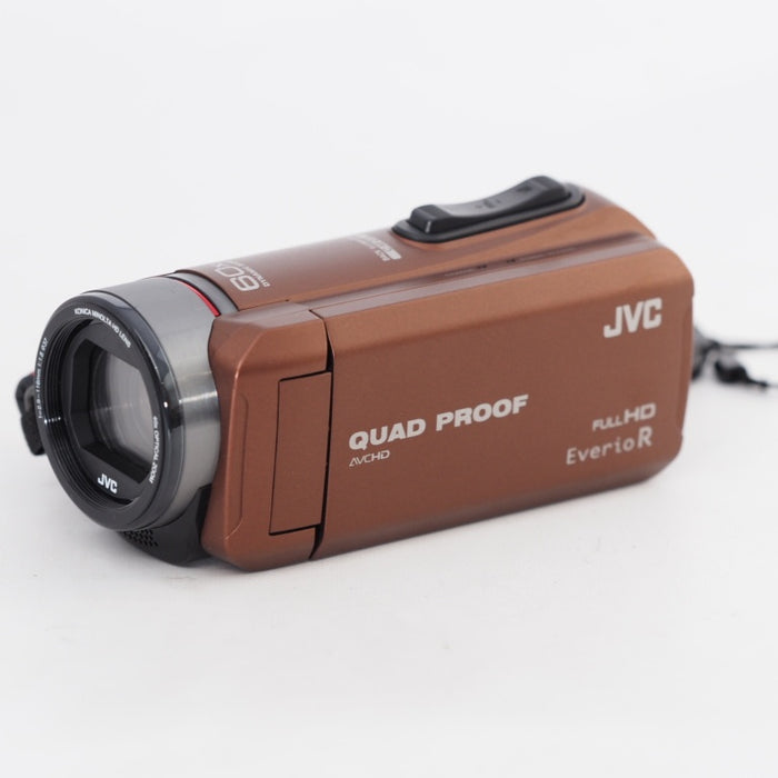 JVC ビデオカメラ Everio R 防水5m 防塵仕様 耐低温 耐衝撃 内蔵メモリー32GB ライトブラウン GZ-R400-T #12941