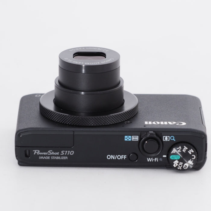 Canon キヤノン デジタルカメラ PowerShot S110 約1210万画素 F2.0 光学5倍ズーム ブラック PSS110(BK) #11478