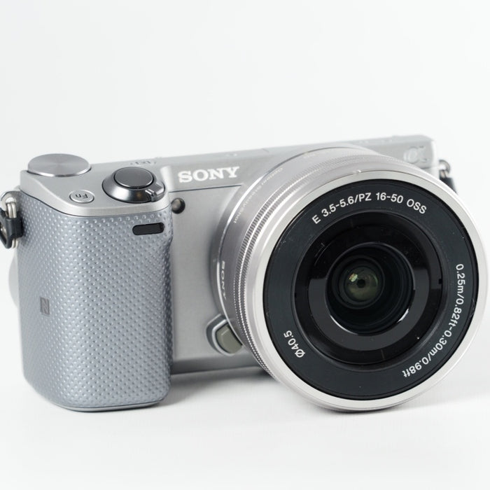 SONY ソニー デジタル一眼カメラ NEX-5T パワーズームレンズキット シルバー NEX-5T NEX-5TL-S #13786