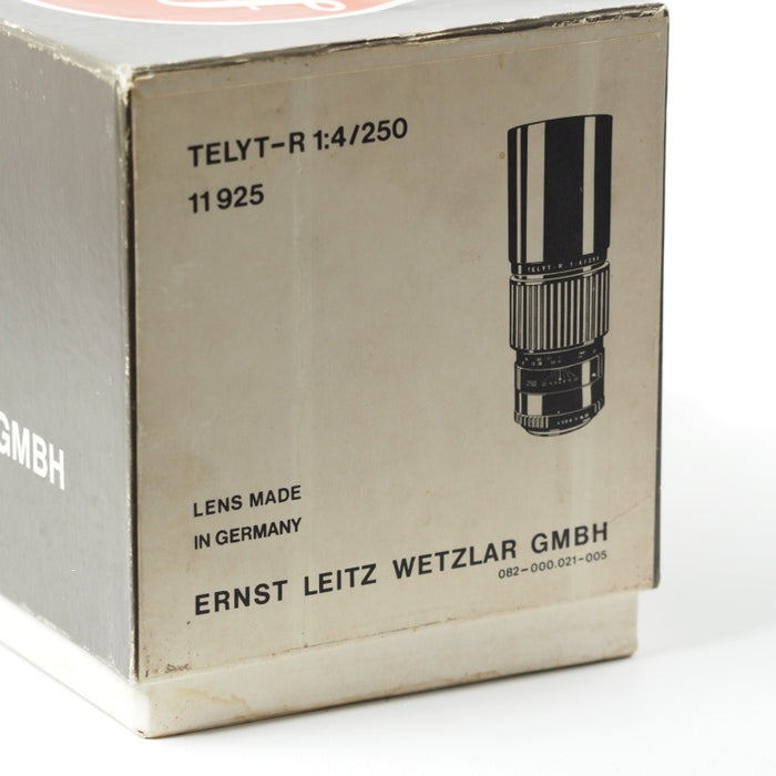 Leica Telyt-R 250mm f4.0 3カム 3-Cam ライカ テリート Rマウント 元箱つき #14234