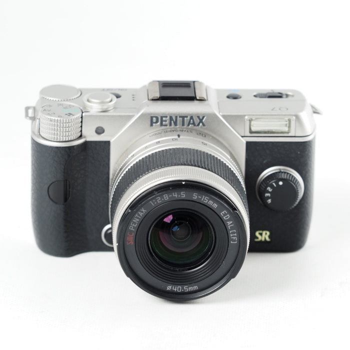 PENTAX ペンタックス ミラーレス一眼 Q7 ズームレンズキット [標準ズーム 02 STANDARD ZOOM] シルバー Q7 SILVER ZOOM LENSKIT 11522 #13996