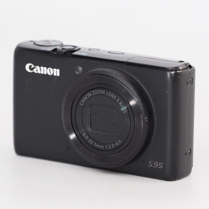 Canon キヤノン コンパクトデジタルカメラ Powershot S95 PSS95 1000万画素高感度CCD 光学3.8倍ズーム 広角28mm 3.0型液晶 F2.0 #13360
