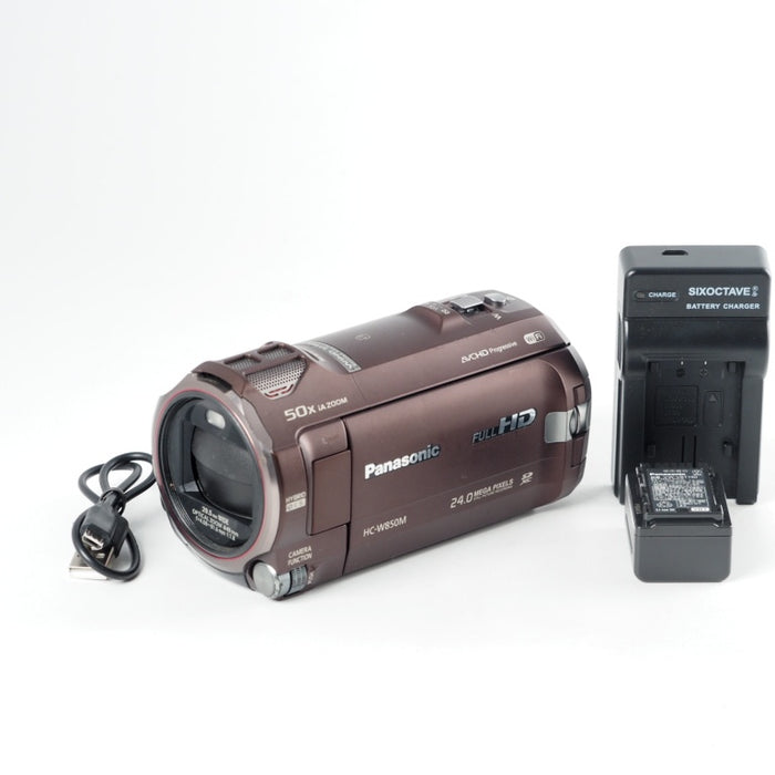 Panasonic HC-W850M-T デジタルハイビジョンビデオカメラ 内蔵メモリー64GB ブラウン #13812
