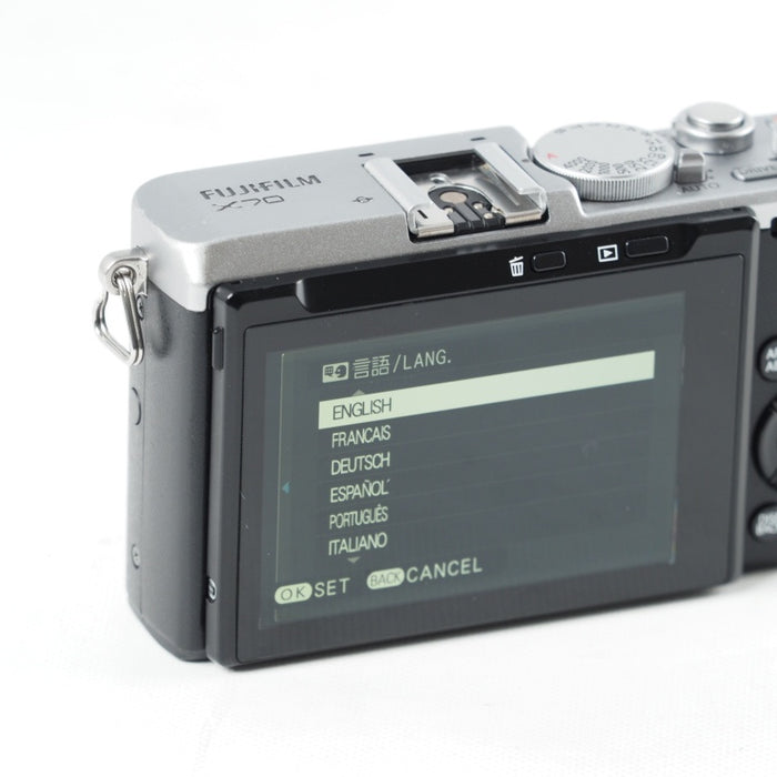 FUJIFILM 富士フイルム コンパクトデジタルカメラ X70 シルバー X70-S #13985