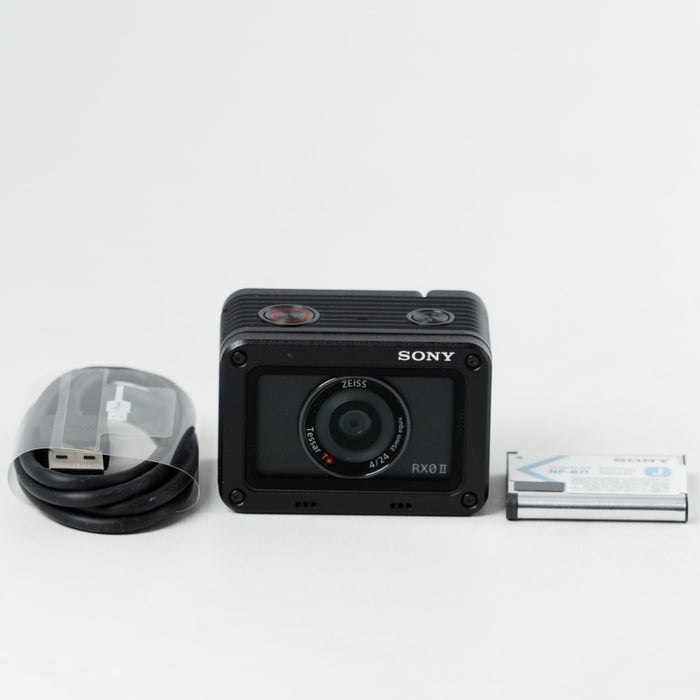 SONY ソニー Cyber-shot RX0II ブラック  DSC-RX0M2 1.0型積層型CMOSセンサー 180度チルト可動式液晶モニター 防水・防塵性能 4K動画撮影 #14124