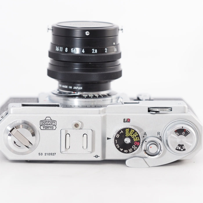Nikon S3 シルバー Limited Edition 2000年記念モデル (NIKKOR-S 50mm F1.4 ブラック) 動作確認済 #13418